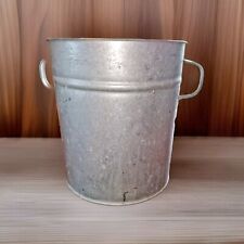 Zinkkübel runde 38 x 31 cm Pflanzkübel Topf Übertopf Pflanztopf wasserdicht