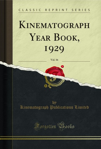 Kinematograph year book 1929 - kinematograph,