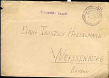 872114) All. Bes. Geb. Bez. Blg aus Aschau (Chiemgau), Ortswerbestempel