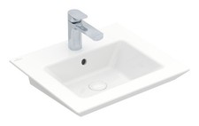 Villeroy & Boch Legato Handwaschbecken mit 1 Hahnloch mit Überlauf 510 x 450...