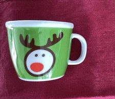 Bodum Tasse red nose reindeer grün, Weihnachten Elch, limitierte Jahresedition