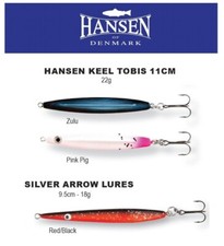 3er Set Hansen of Danmark  Meerforellen Blinker