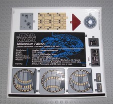 LEGO Star Wars 75192 Millennium Falcon - STICKER / AUFKLEBER - UCS Falke Decals