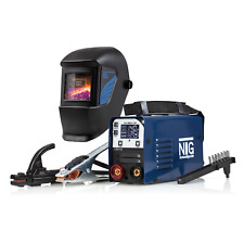 Schweißgerät Inverter Elektrodenschweißgerät E-Hand MMA IGBT Elektroden + Helm