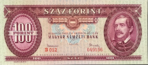 Hungary 100 forint 171c - hungary, p-171c