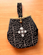 antiker Perlenbeutel Perlentasche , um 1900 ? Biedermeier ? Trachtentasche