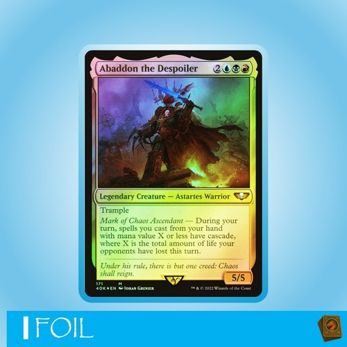 Abaddon the despoiler foil - despoiler,