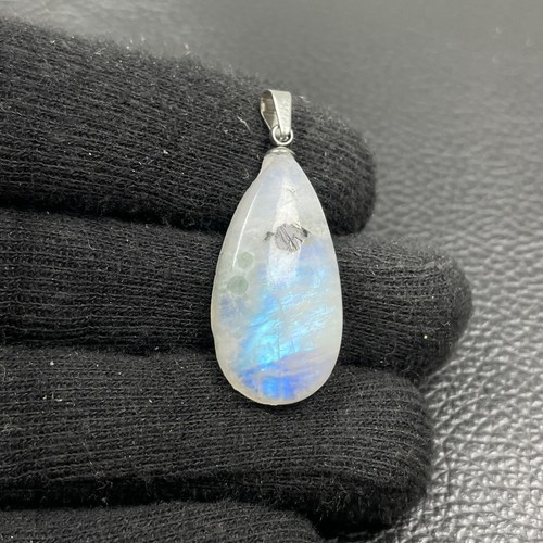 Mondstein turmalin cabochon - mondstein,