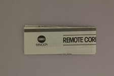 Minolta Remote Cord RC-1000S RC-1000L Anleitung manual DE EN FR ES (13100215)