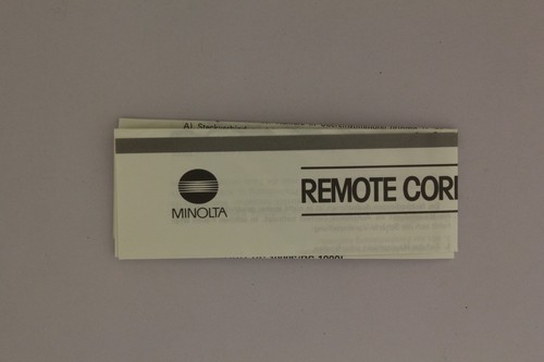 Minolta remote cord - remote, rc-1000s