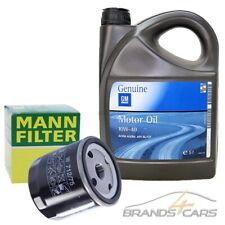 MANN-FILTER ÖLFILTER+5L GM 10W-40 MOTORÖL FÜR OPEL ASCONA C ASTRA F G H