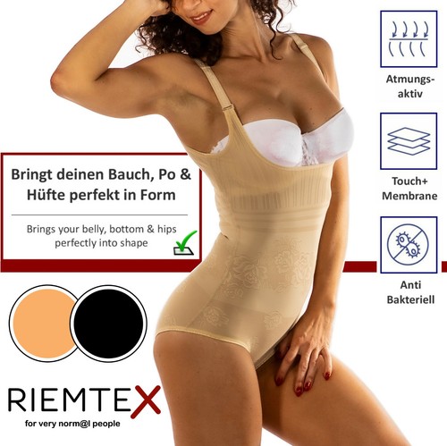 Riemtex damen shapewear body - damen,