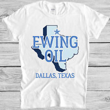 T-Shirt Dallas Texas Ewing Oil Retro Serie Film lustig Meme Geschenk M1209