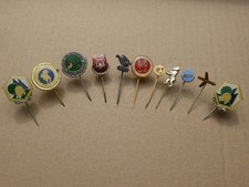 Konvolut 11x Anstecknadel Pin