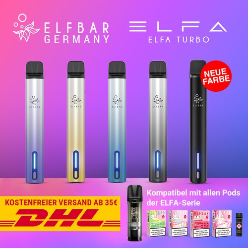 Elfbar elfa turbo pod kit - elfa, akku