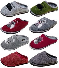 Damen Pantoffeln Schlappen Kinder Hausschuhe Filz Filzpantoffeln Filzsohle 36-42