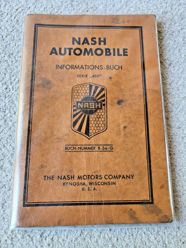 Nash automobile 400 handbuch - automobile,