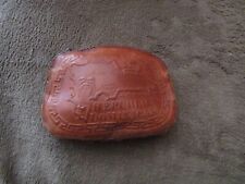 Dicker robuster echt Leder Geldbeutel mit Flechtmuster