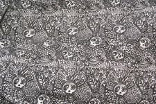 Baumwolljersey Tangle Skulls  170 x 155 cm