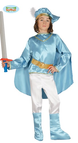 Prinz kostüm hellblau - prinz,