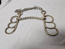 Hochwertige Post-Kandare Argentan 14,5 cm mit Kinnkette / Nagelneu unbenutzt