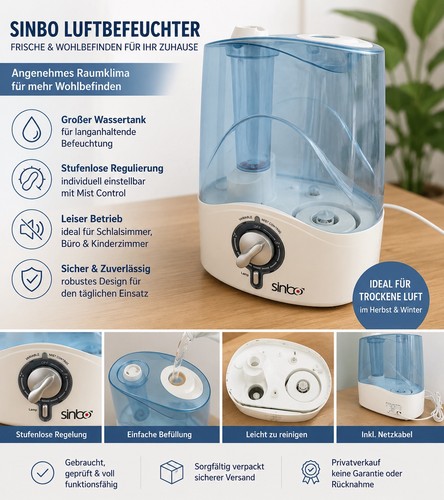 Sinbo luftbefeuchter - sinbo,