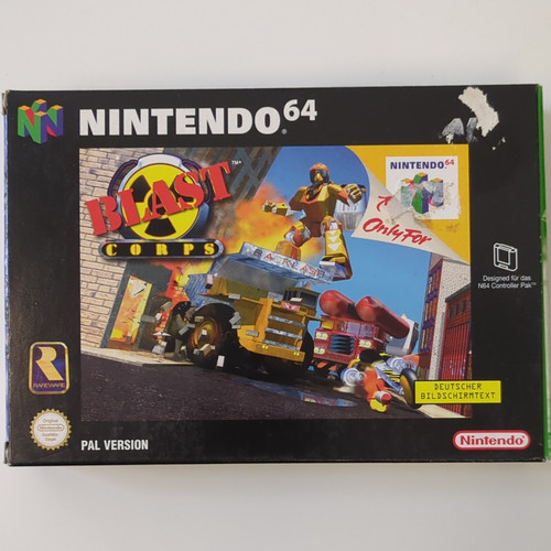 Nintendo blast corps n64 pal - corps,