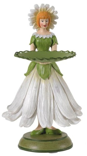 Blumenmädchen fee deko figur - blumenmädchen,