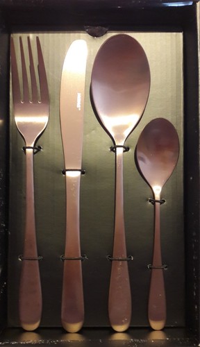 Besteck edelstahl bronze - besteck,