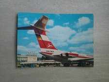 AK AIRLINER FLUGHAFEN MOSKAU FLUGZEUG IL 62 INTERFLUG NO LUFTHANSA