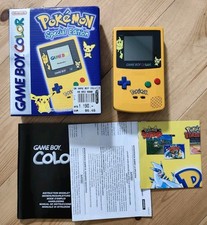 Nintendo Gameboy Color Handheld Konsole Pokemon Pikachu Special Edition OVP ⚡