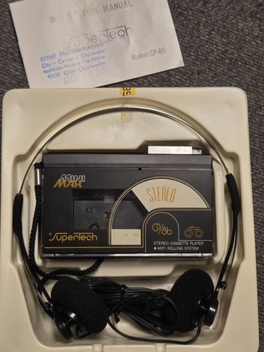 Neu vintage walkman supertech - neu!,