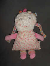 KÄTHE KRUSE STOFF / FROTTEE  PUPPE PÜPPCHEN MIT ZÖPFE  KUSCHELTIER