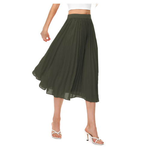 Damenrock plissee chiffon - damenrock,