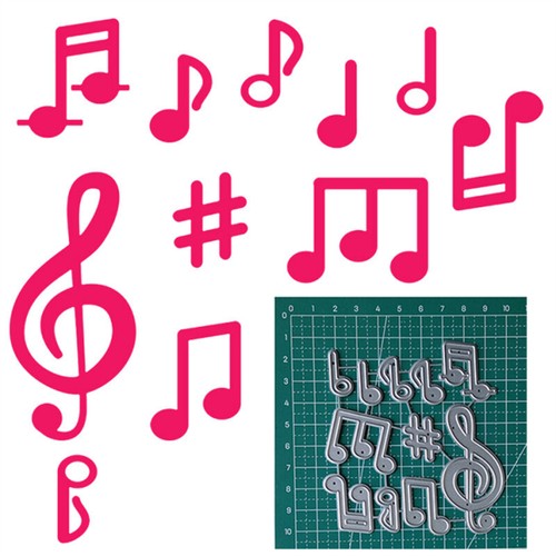 Stanzschablone musik note - stanzschablone,