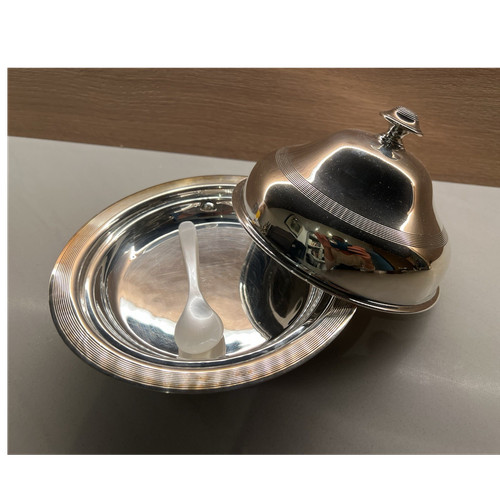 Kaviar schale mit löffel - mit,