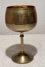Messing pokal weinkelch antik - weinkelch,