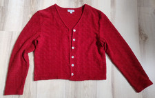 Street One Strickjacke Jäckchen Größe 38 - 40 Bolero sehr schick bordeaux