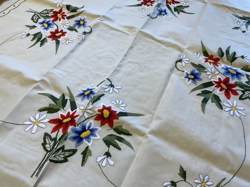 Tischdecke blumen - tischdecke,