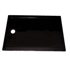 Duschwanne Duschtasse schwarz 120 x 80  extra flach 3,5 cm kleiner Schaden