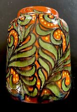 Original Kandern Keramik Vase - Jugendstil- signiert 0. Fritz - selten