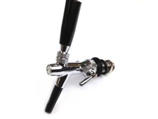 Zapfhahn Kompensatorhahn + Schaumtaste selbstschließend 55mm Gewinde Zapfanlage