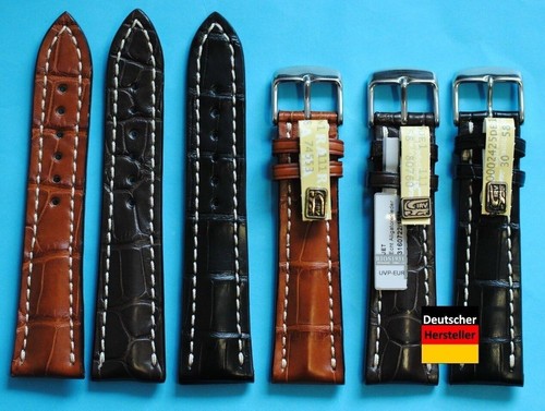 Alligatorenleder uhrenarmband - alligatorenleder,