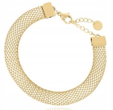 Damen Armband Edelstahl Gold