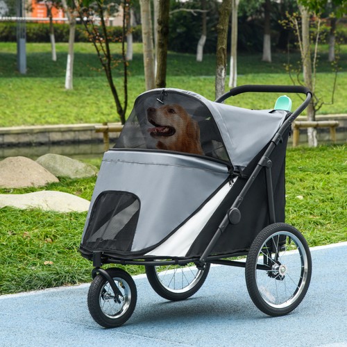 Pawhut hundewagen hundebuggy - pawhut,