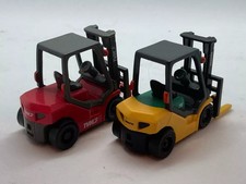 2 Stück Komatsu Gabelstapler Stapler forklift SELTEN!!! (1 x TVH Werbung)
