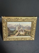 Miniaturgemälde Schloss