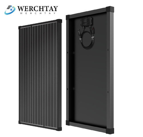 100w monokristallin solarmodul - 100w,