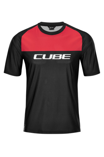 Cube edge rundhalstrikot - cube,