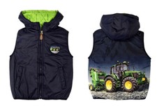 Blaue jungen weste mit kapuze - jungen,